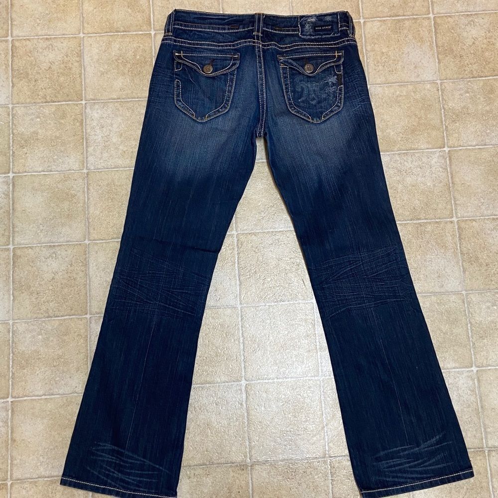 Miss Me Tacoma Dark Blue Boot Cut Jeans Size 30X32